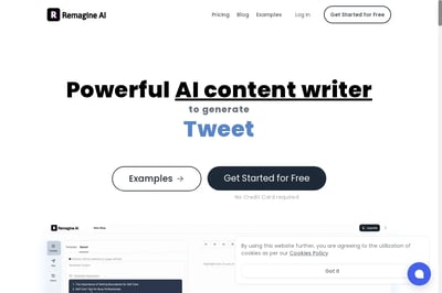 Remagine AI: Content Writer & Marketing Copy Generator preview